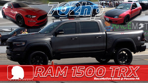 702hp RAM 1500 TRX vs Mustang vs Modified Civic