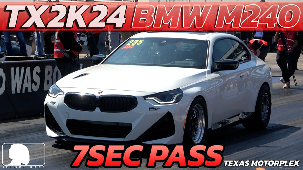 7sec BMW M240 vs Supra GR at TX2K24 Texas Motorplex