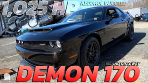 1025hp Dodge Demon 170 Battles Muscle Cars @ Island Dragway Test & Tune day
