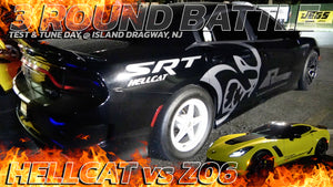 Dodge Hellcat Charger vs Chevy Corvette Z06 3 Round Battle: Lose The Race LOSE YOUR RIDE