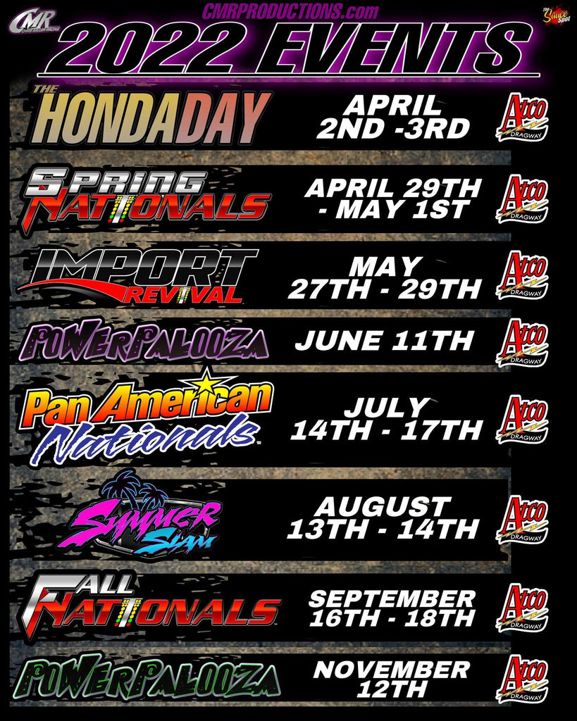 2022 CMR Productions events