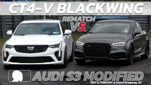 REMATCH Cadillac CT4 V Blackwing vs Audi S3 Modified