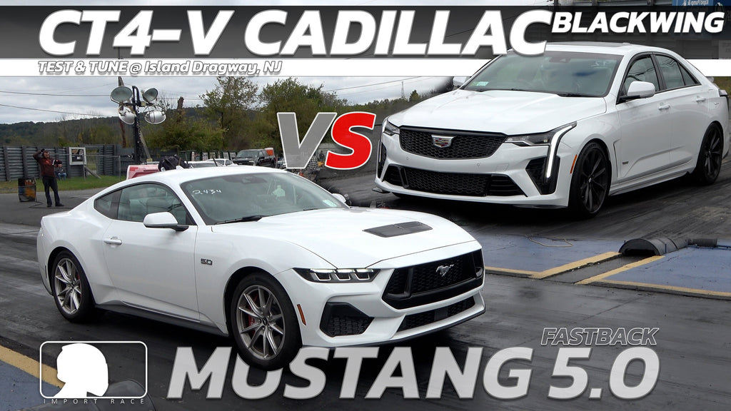 2024 Cadillac CT4 V Blackwing vs 2024 Ford Mustang Fastback 5.0