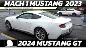 2024 Mustang GT FASTBACK vs 2023 Mach 1 Mustang Drag Race