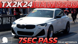 7sec BMW M240 vs Supra GR at TX2K24 Texas Motorplex