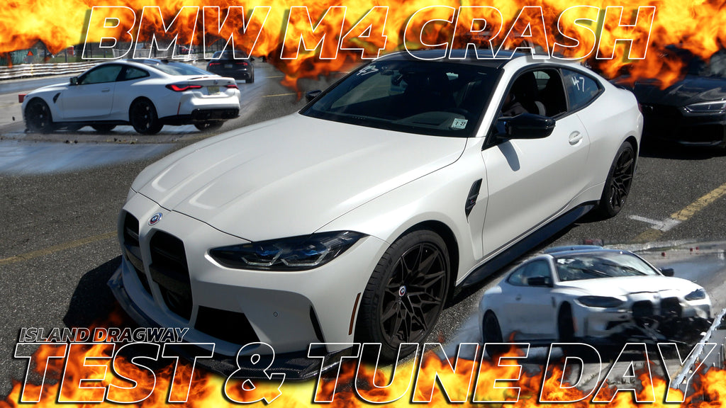 BMW M4 Competition Crash @ Island Dragway NJ