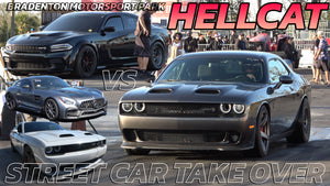 Hellcat Rematch! Challenger vs Charger Battle for Dominance at Street Car Takeover!