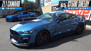Camaro ZL1 vs. Shelby GT500: The Ultimate Roll Race!