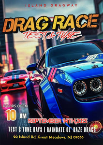 Test & Tune Day @ Island Dragway September 14,2025