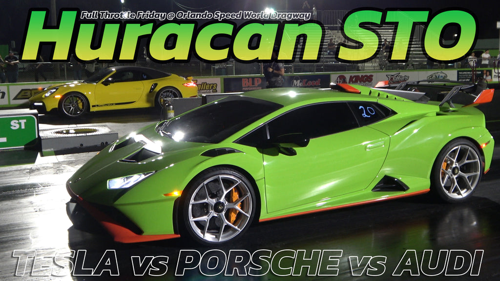 Lamborghini Huracan STO @ Orlando Speed World Dragway.