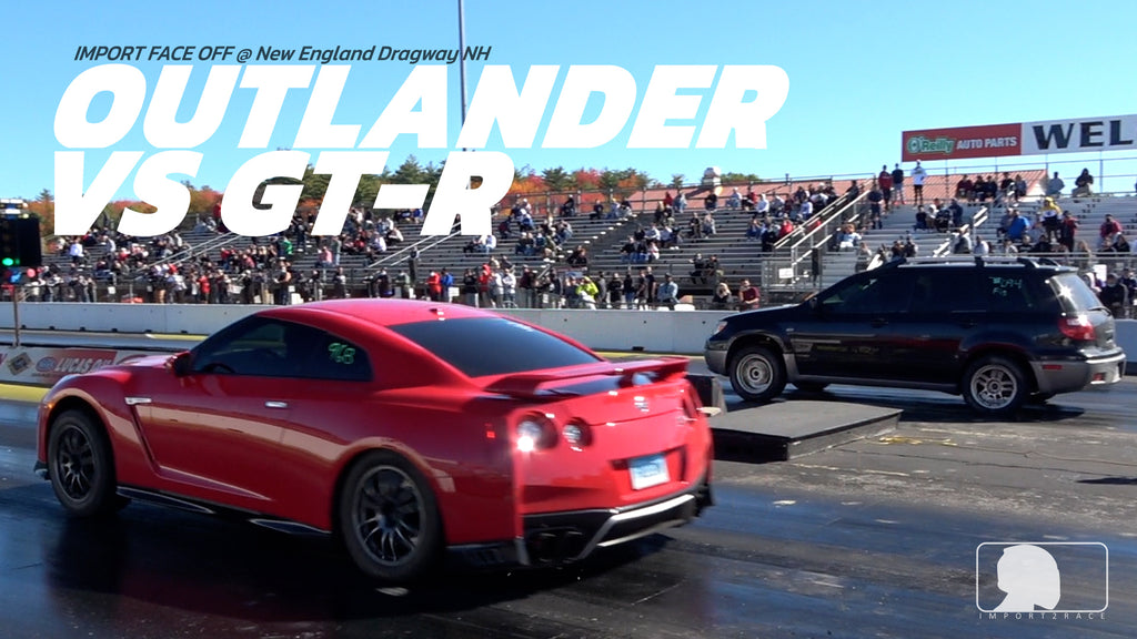 Mitsubishi Outlander running consistent 10sec vs Modified Nissan GT-R