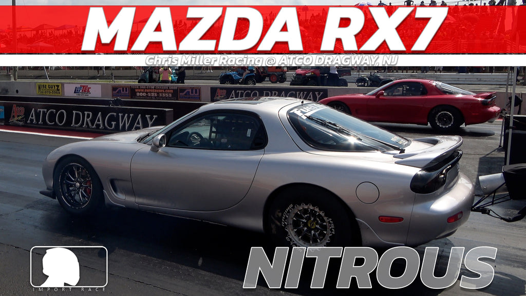 Nitrous Mazda RX7 Drag Race
