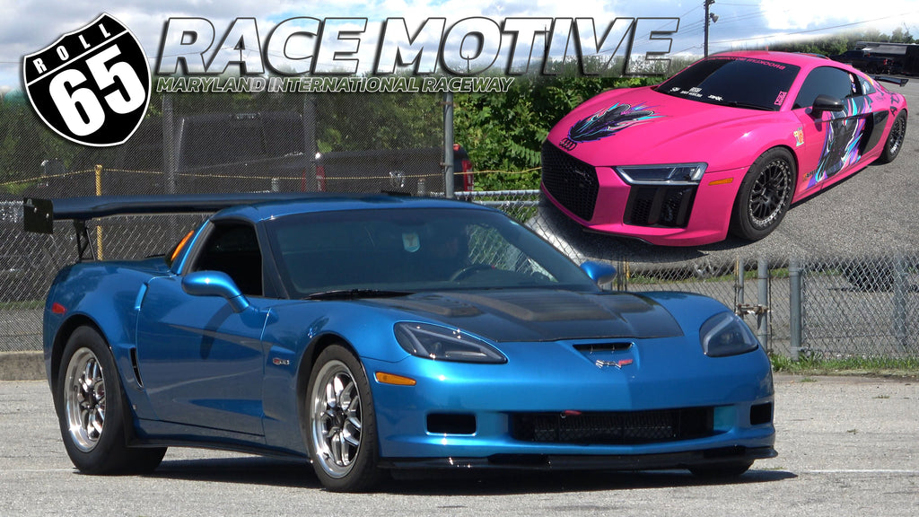Z06 Corvette vs. Audi R8 V10: 65MPH Roll Race at MIR!