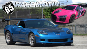 Z06 Corvette vs. Audi R8 V10: 65MPH Roll Race at MIR!