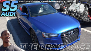 Modified Audi S5 Drag Race at Street Car Takeover Bradenton Motorsport Park Florida