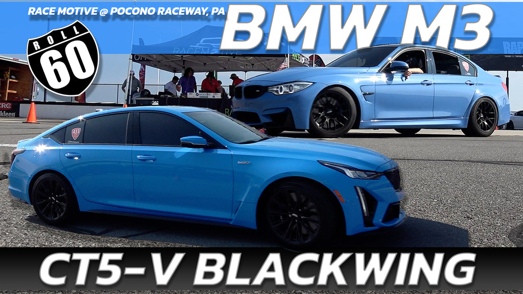 Cadillac CT5 V Blackwing vs BMW M3 60mph Roll Start