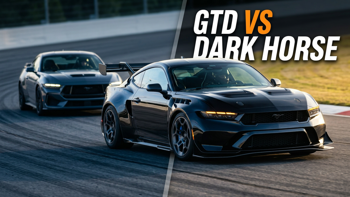 GTD Mustang vs Dark Horse - Who Wins at 65mph Roll Start? – IMPORT2RACE