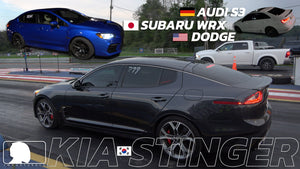 Kia Stinger vs WRX vs Audi S3 vs Dodge
