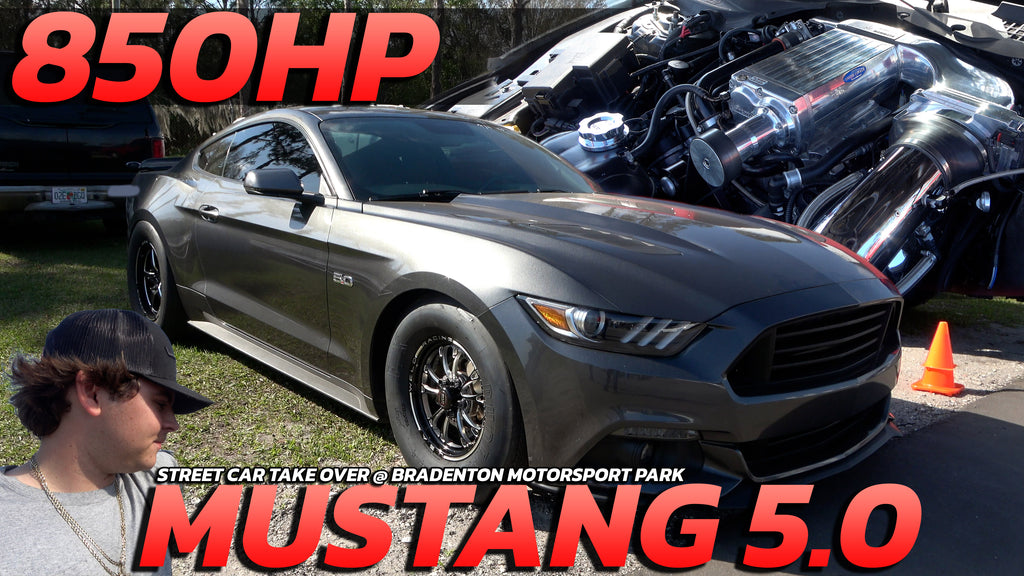 850hp Mustang 5.0 Supercharge takes on Tesla Plaid & Turbo Civic @ Street Car Take over in Bradenton
