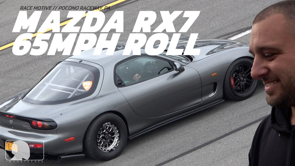 Mazda RX7 LS3 65mph Roll @ Race Motive